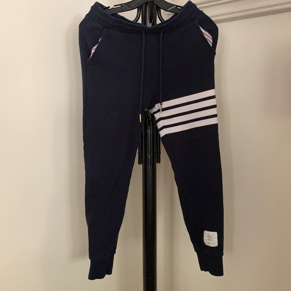 Thom Browne 4-bar Classic Cotton Sweatpants